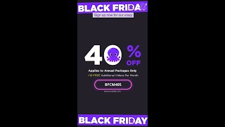Create Stunning Video Content this Black Friday with Pictory's Exclusive Offer!