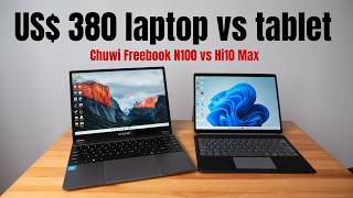 Chuwi Freebook N100 vs Hi10 Max: Budget laptop tablet comparison