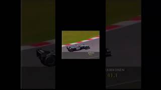 I'm the first one on the new road! #f1 #f1history #cars #towmater #kimiraikkonen #spanishgrandprix