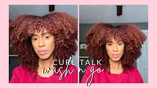 Curl Talk Wash n Go | Kelsley Nicole