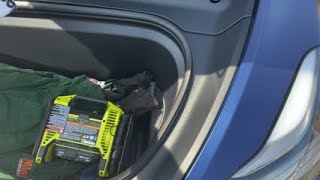 Tesla Vlog 7 Summer Travel Baseball Journey - What, the Frunk!