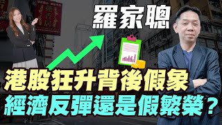 【羅家聰】港股狂升背後假象 | 香港經濟反彈還是假繁榮？港股與香港實體經濟出現明顯分化！| #羅家聰 #KC #香港經濟 #港股 #恆指 #恒指 #恒生指數 #樓市 #明德金融 #金價 #黃金 #炒金