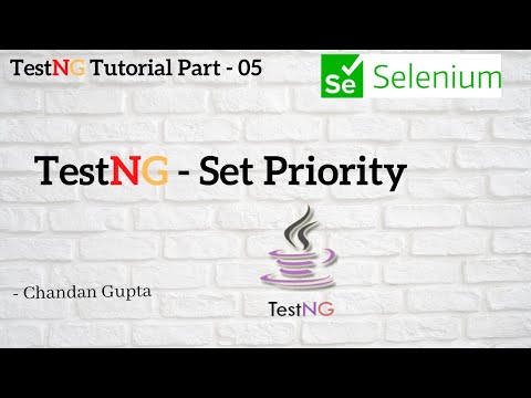 TestNG -How to set Priority ? | TestNG Tutorial Part #5