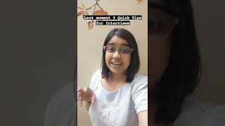 Last moment 3 Quick Tips for B-School Interviews #interview #gdpi #tips #bschool #iim #cat #tiss