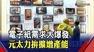 電子紙需求火爆!元太不愁沒訂單 董座李政昊:最大挑戰是"產能"｜非凡財經新聞｜20220428
