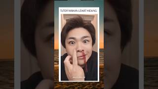 Tutor Makan Lewat Hidung 🤧(Jangan Ditiru!) #memes #memecringe #funny #memengakakkocak #lucu #ngakak