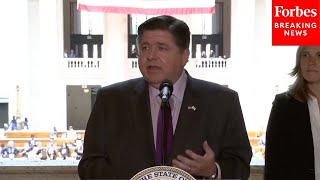 Illinois Gov. J.B. Pritzker Delivers Remarks For 100th Anniversary Of Chicago Union Station