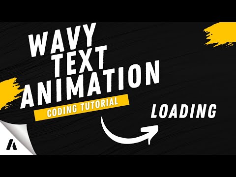 CSS Wavy Text Animation Effects | HTML5 & CSS3 Animation