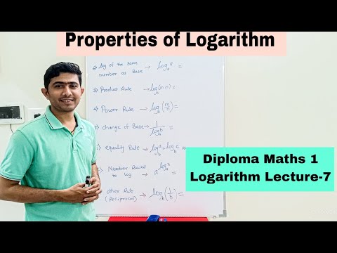 Diploma | Maths 1 | Logarithm | Lecture-7 #maths #logarithm #diploma #engineeringmatematics