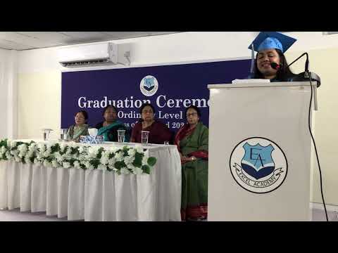 The Speech of Our valedictorian of the class of 2023, Mubassera Rahman