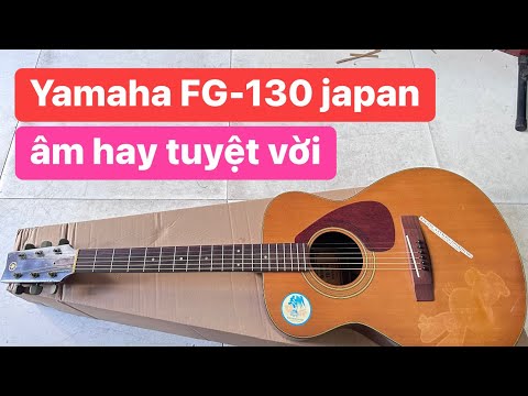 Đàn guitar Yamaha FG-130 japan âm rất hay. Giá: 1tr700k. guitar yamaha, guitar nhật 0936057750