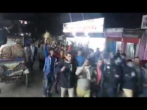 এইমাত্র ভোলা শহেরের প্রানকেন্দ্রে নামলো মানুষের ঢল। ধানের শীষ জিন্দাবাদ