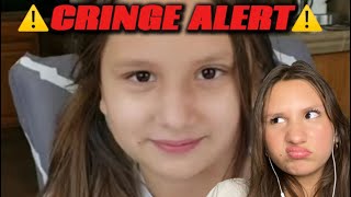 REACTING TO MY OLD VIDEOS ⚠️CRINGE WARNING⚠️
