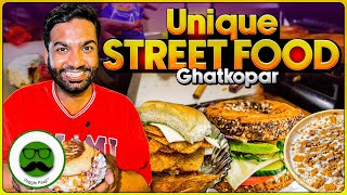 Mumbai ka Unique Street Food | Chips Pav, Bagel & Brownie | Ghatkopar Street Food | Veggie Paaji