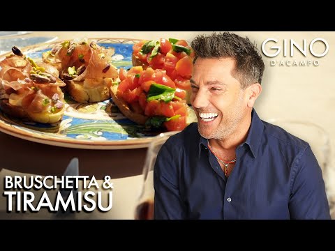 Perfect Date Night Bruschetta & Lemon Tiramisu Recipes | Gino D'Acampo