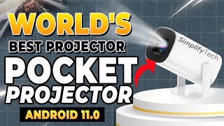✔️SimplifyTech CineX Mini Projector Review |🔥World's Best Mini Pocket Size Projector with Android 11