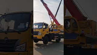 10 ton truck crane, 2 ton lifting capacity, sideways delivery test #automobile #crane
