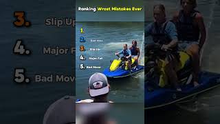 Ranking worst Mistakes Ever P.2 || #shorts #ranking #rankingshorts #bestmoments