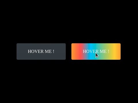CSS Glowing Gradient Button Animation Effect on Hover - CSS Animation Effects