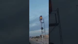when all three signals are in idle mode (idle = on but not configured for a train to pass)