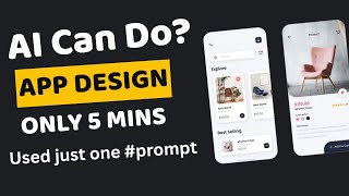 Can AI Really Design an App in 5 Minutes? | 5 Mins. 1 Prompt. Full App