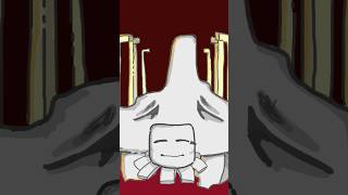 The Ghast Tries To Save Their Baby By Crying 😭 #minecraftshorts #animation