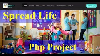 Spread Life php project with mysql database