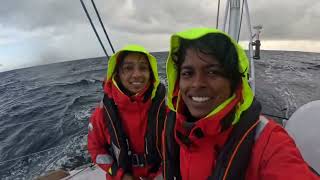 INSV Tarini team offers sweets to God Varuna to invoke His blessings #insvtarini  #indannavy