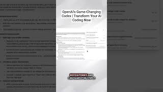 🔥 BREAKING: OpenAI just released Codex - their most powerful AI coding assistant yet!