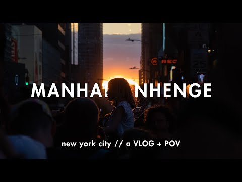 Photographing ManhattanHenge 2024 (kind of) in New York City // A Street Photography Vlog + POV.