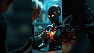 Emotional Cyber repair scene. #ai #aishortfilm #robotrepair #animation #aishorts #aiviral