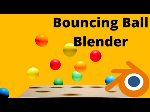 Bouncing affect | Bouncing Balls in blender | How to bounce ball on surface, Blender | Bouncing Bal