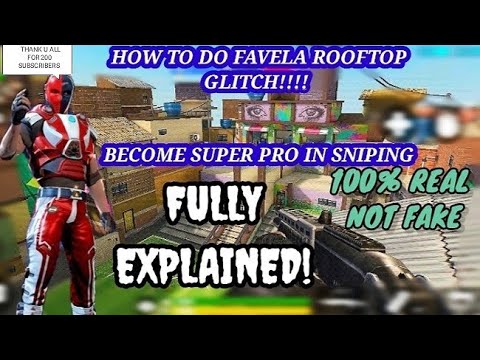 HOW TO DO FAVELA ROOFTOP GLITCH(MASKGUN) 100% WORKING TRICK.
