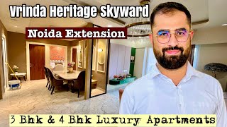 Vrinda Heritage Skyward | Vrinda Heritage Skyward Sector 1 Noida Extension | 3 Bhk & 4 Bhk Flats