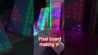 pixel board making #PixelLED #light #LEDGate #WS2812B #RGBLights #ytshorts  #trending