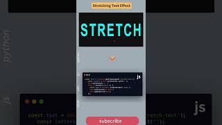Stretching Text Effect in Just 30 Seconds! 😲