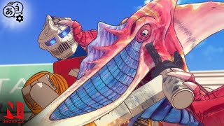 Godzilla Singular Point | Multi-Audio Clip: Jet Jaguar vs. Rodan | Netflix Anime
