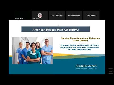 ARPA Nursing Recruitment and Retention Grant NRRG Overview Webinar