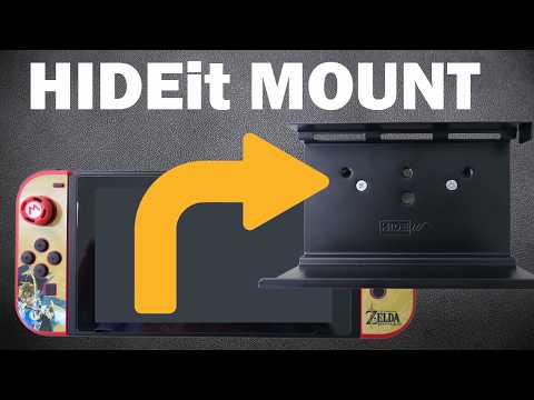 Nintendo Switch Hideit Premium Mount for Secretlab Magnus Pro XL Desk - Clutter Free!