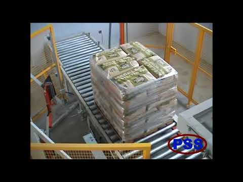 Wrapping Pallet of  25KG bags