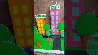 Green city model | science project #science #shorts