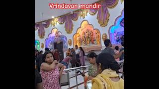 "Divine Vibes from Vrindavan Mandir ✨🛕 #RadheRadhe"