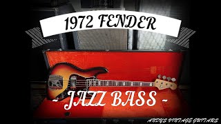 1972 FENDER JAZZ BASS - Andy's Vintage Guitars