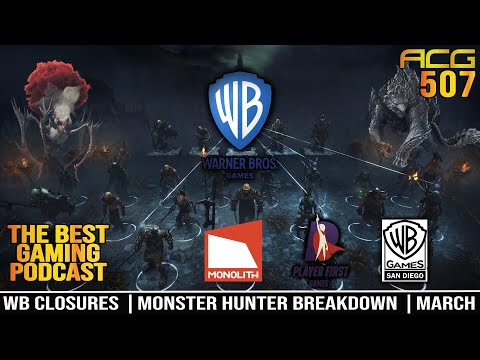 Warner Bros Closes 3 Devs, Monster Hunter Wild Reviews Rough Performance Best Gaming Podcast 507