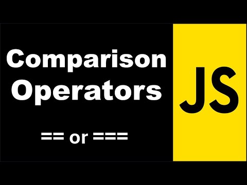 Comparison operators in javascript