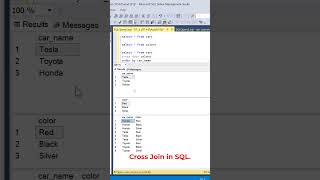 #SQL Cross Join Easy Explanation. #datascience #programming #coding #sqltutorial