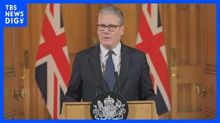 英スターマー首相　条件付きでパレスチナの国家承認を表明 “ガザの悲惨な状況を終わらせ停戦を”｜TBS NEWS DIG