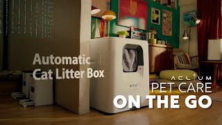 Pet Care On-The-Go | Automatic Cat Litter Box | Convenience for You, Comfort for Them