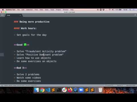 Problem Solving Track - How to be more productive.