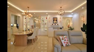 3BHK Luxurious Home Interior by Aishwarya Interiors | Sobha Royal Pavilion Project Tour